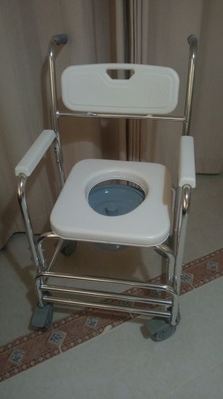 รถเข็นเก้าอี้อาบน้ำสำหรับผู้ป่วย และผู้สูงอายุ สินค้าใหม่ ราคาพิเศษ(ไม่เคยใช้งาน) เก้าอี้ใหม่ ยังไม่เคยใช้งานค่ะ ขนาดเก้า  รูปที่ 9
