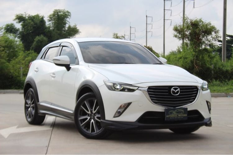 Mazda CX-3 2018 2.0 S Utility-car เบนซิน ไม่ติดแก๊ส เกียร์อัตโนมัติ ขาว