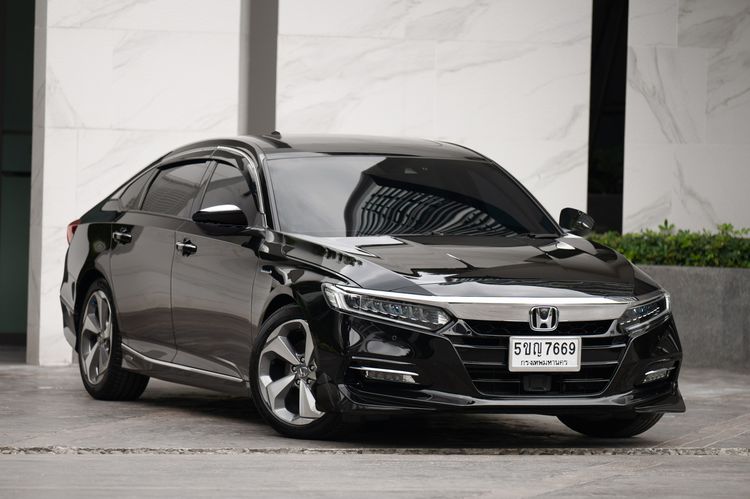 Honda Accord 2022 2.0 e:HEV Tech Sedan เบนซิน ไม่ติดแก๊ส เกียร์อัตโนมัติ ดำ รูปที่ 2