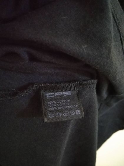 เสื้อยืด CPS  สีดำ ของแท้  รอบอก 42 ยาว21  สภาพดีไม่มีขาด รูปที่ 4