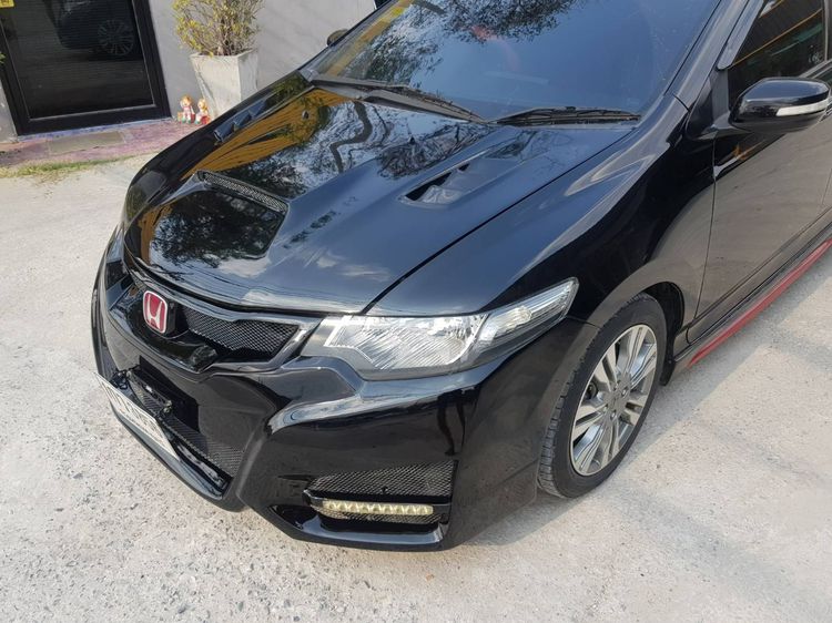Honda City 2013 1.5 Sv i-VTEC Sedan เบนซิน ไม่ติดแก๊ส เกียร์อัตโนมัติ ดำ รูปที่ 2