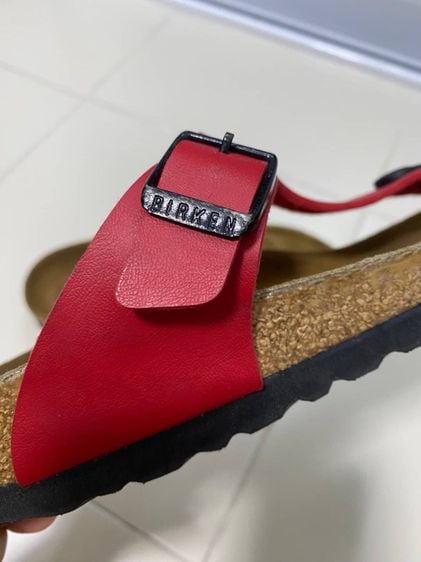 Birkenstock  รุ่น Gizeh Cherry red Regular Leather  • Birkenstock Gizeh Sandals • รูปที่ 5
