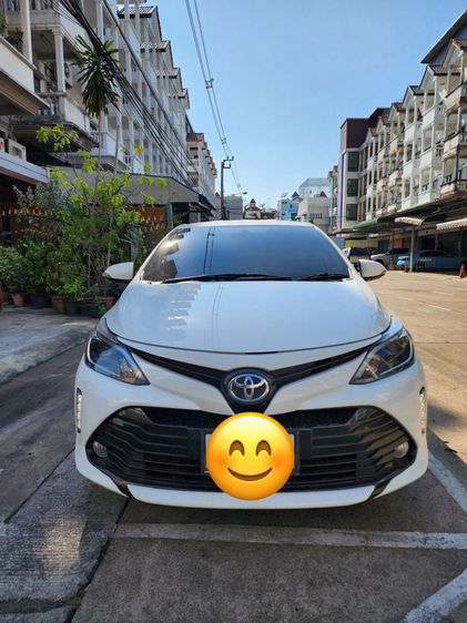 Toyota Vios 2021 1.5 E Sedan เบนซิน ไม่ติดแก๊ส เกียร์อัตโนมัติ ขาว รูปที่ 2