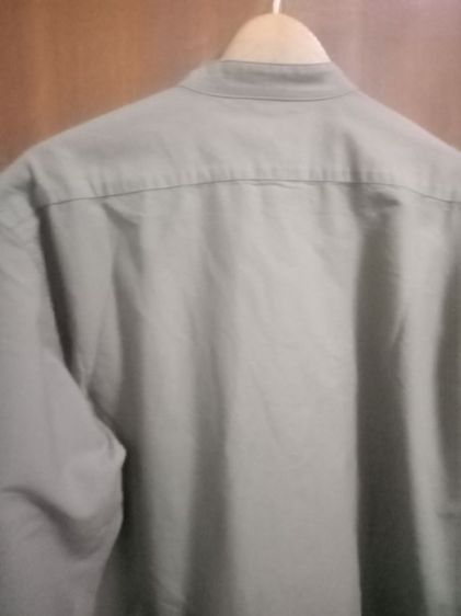 Muji Men's Long Sleeve Shirt size XL อก 44 ยาว 28 แขน 24 ไหล่กว้าง 7 นิ้ว เสื้อเชิ้ตชายแขนยาว กระดุมหน้า กระเป๋าที่อกซ้าย สภาพดีมาก รูปที่ 7
