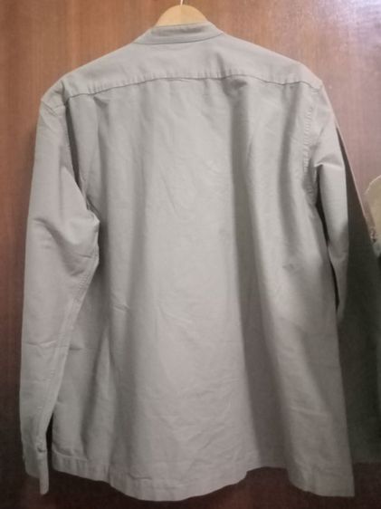 Muji Men's Long Sleeve Shirt size XL อก 44 ยาว 28 แขน 24 ไหล่กว้าง 7 นิ้ว เสื้อเชิ้ตชายแขนยาว กระดุมหน้า กระเป๋าที่อกซ้าย สภาพดีมาก รูปที่ 8
