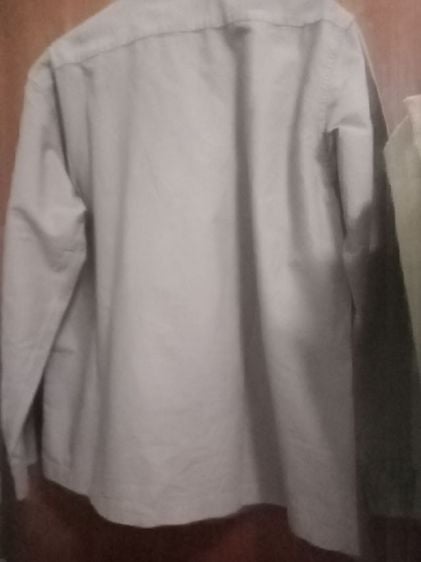 Muji Men's Long Sleeve Shirt size XL อก 44 ยาว 28 แขน 24 ไหล่กว้าง 7 นิ้ว เสื้อเชิ้ตชายแขนยาว กระดุมหน้า กระเป๋าที่อกซ้าย สภาพดีมาก รูปที่ 9