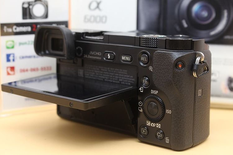 ขาย Sony A6000 + lens 16-50mm (สีดำ) อดีตประกันศูนย์ สภาพสวย ชัตเตอร์ 9,156 เมนูไทย อุปกรณ์ครบกล่อง จอติดฟิล์มแล้ว  รูปที่ 7