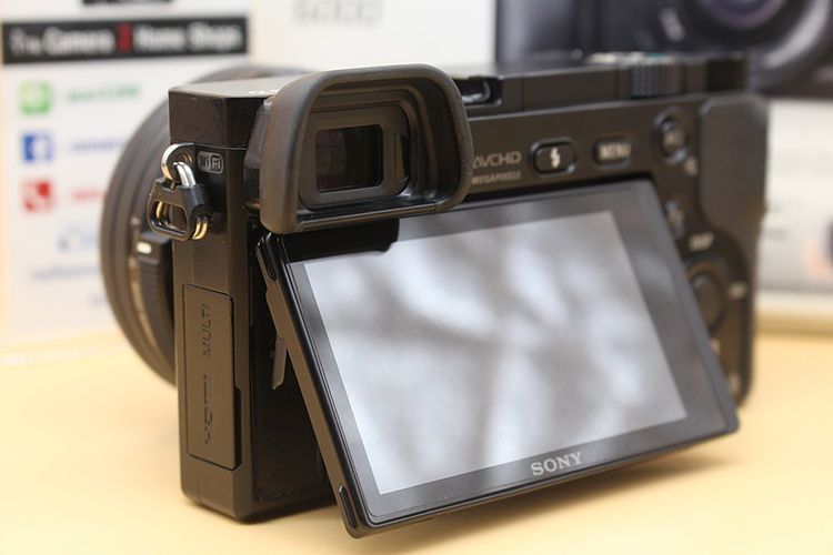 ขาย Sony A6000 + lens 16-50mm (สีดำ) อดีตประกันศูนย์ สภาพสวย ชัตเตอร์ 9,156 เมนูไทย อุปกรณ์ครบกล่อง จอติดฟิล์มแล้ว  รูปที่ 5