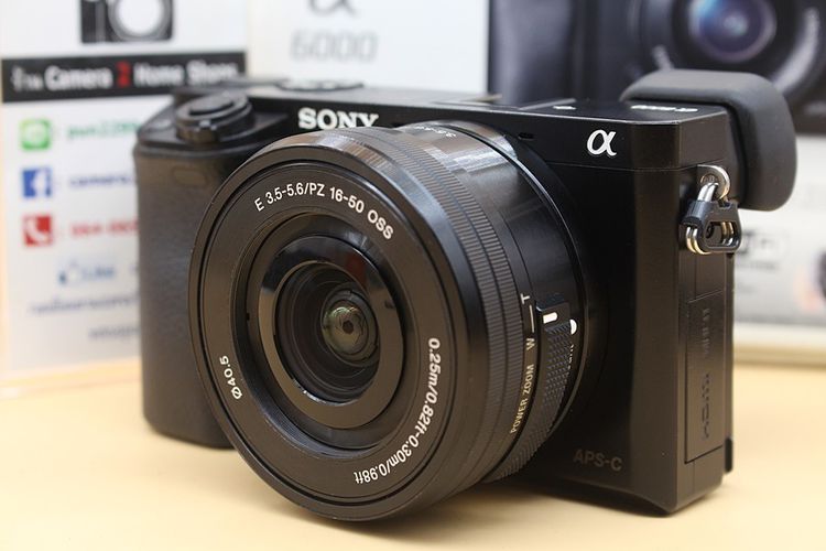 ขาย Sony A6000 + lens 16-50mm (สีดำ) อดีตประกันศูนย์ สภาพสวย ชัตเตอร์ 9,156 เมนูไทย อุปกรณ์ครบกล่อง จอติดฟิล์มแล้ว  รูปที่ 4