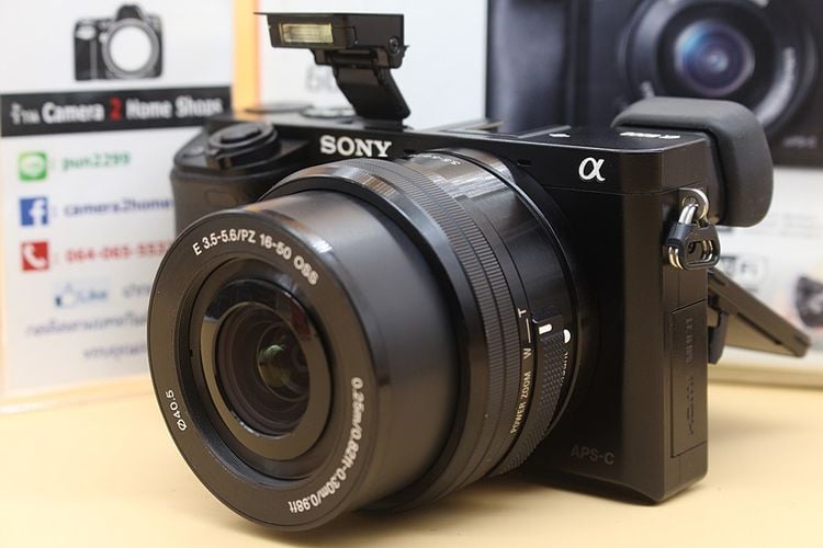 ขาย Sony A6000 + lens 16-50mm (สีดำ) อดีตประกันศูนย์ สภาพสวย ชัตเตอร์ 9,156 เมนูไทย อุปกรณ์ครบกล่อง จอติดฟิล์มแล้ว  รูปที่ 10