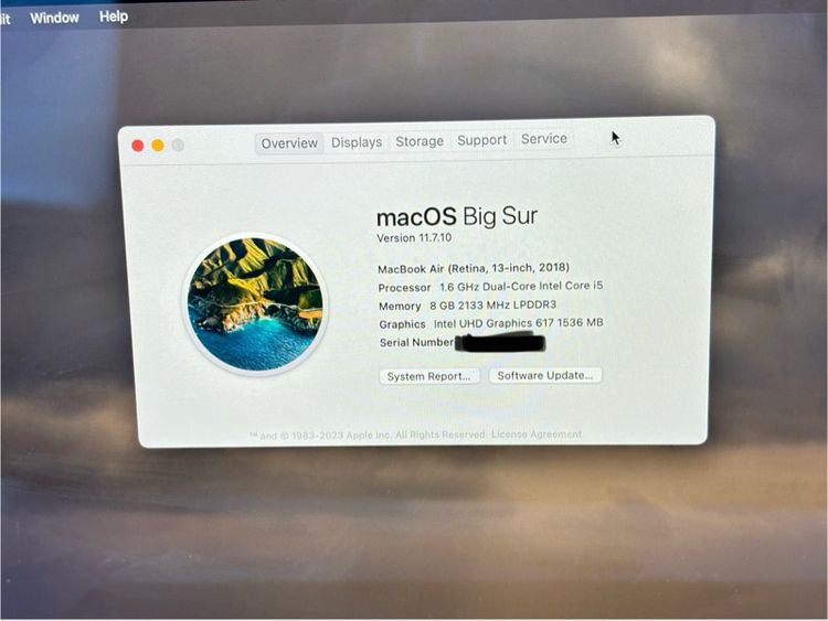 MacBook Air Retina 13 inch 2018 Ram 8 GB SSD 128 GB รูปที่ 14