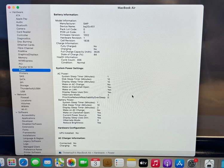 MacBook Air Retina 13 inch 2018 Ram 8 GB SSD 128 GB รูปที่ 17