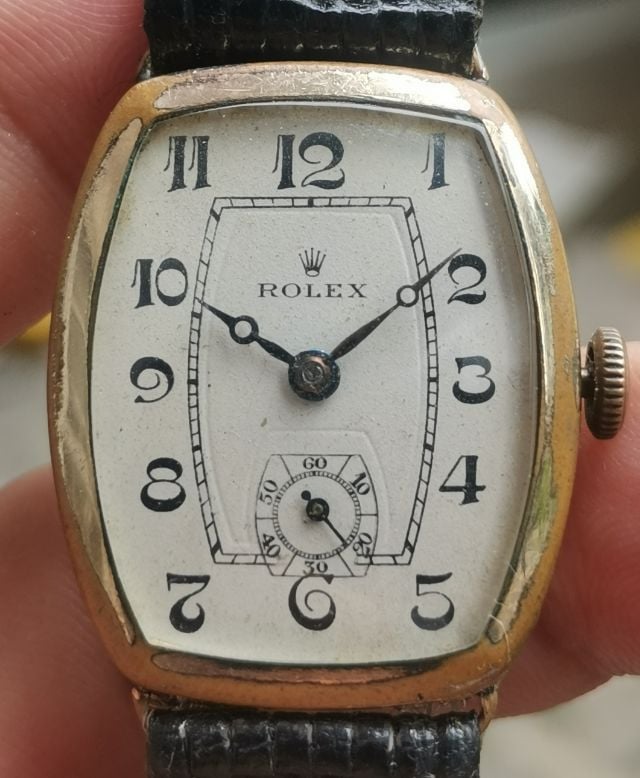 นาฬิกา​ Vintage Rolex Tonneau (Years 1924) หายากๆราคาแบ่งปันครับ รูปที่ 2