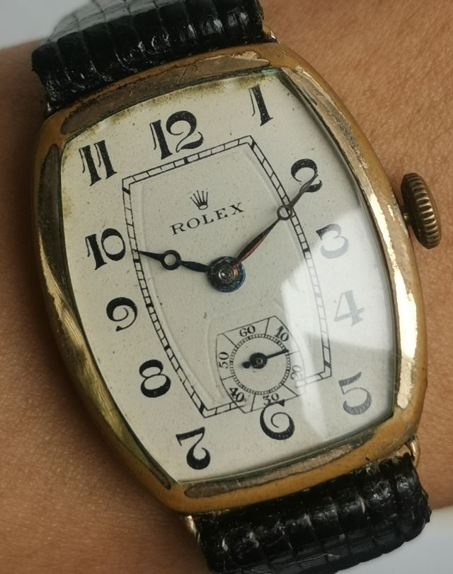 นาฬิกา​ Vintage Rolex Tonneau (Years 1924) หายากๆราคาแบ่งปันครับ รูปที่ 5