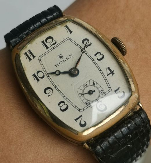 นาฬิกา​ Vintage Rolex Tonneau (Years 1924) หายากๆราคาแบ่งปันครับ รูปที่ 4