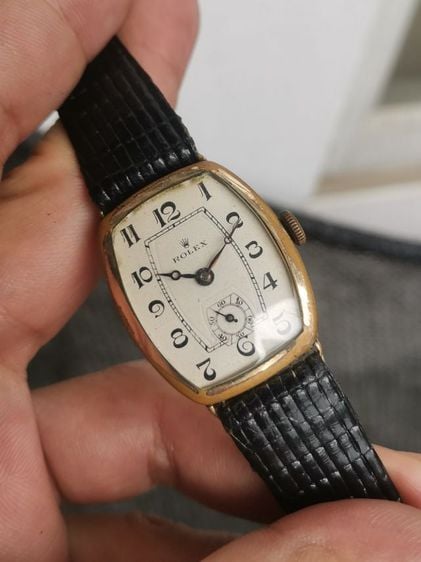 ทอง นาฬิกา​ Vintage Rolex Tonneau (Years 1924) หายากๆราคาแบ่งปันครับ
