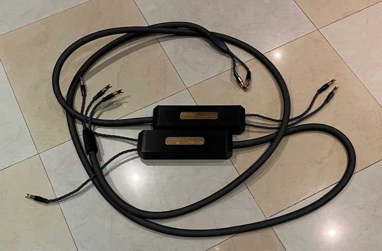 ขายสายลำโพงไฮเอนด์แบรนด์ดังเสียงดี Transparent MusicWave Reference Bi Wire 3 เมตร Speaker cables USA 🇺🇸 สภาพดี ส่งฟรึ รูปที่ 2