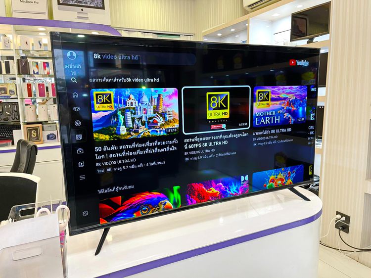 TV SAMSUNG 55 นิ้ว สมาร์ททีวีเล่นเน็ตได้ มือ1 รุ่น UA55AU7002KXXT รูปที่ 2