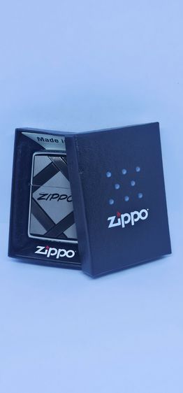 Zippo Black Ice Laser Logo Vintage  รูปที่ 2
