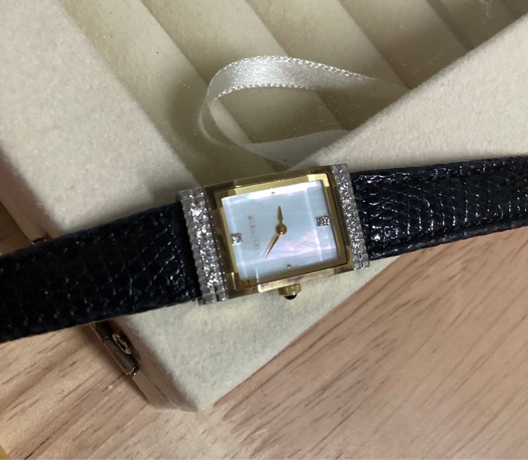 📌นาฬิกา"เพชรเเท้" เเบรนด์Kimijima Diamond lady Quartz watch นาฬิกาแบรนด์ดัง กระเป๋า จากญี่ปุ่น เพชรแท้ 12 เม็ด น้ำสวย เดิมๆ  เดินปกติ   รูปที่ 9