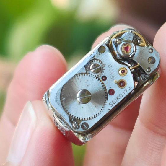 แหวนทำจากเครื่องนาฬิกา Seiko งาน DIY ไม่ลอกไม่ดำปรับขนาดได้ รูปที่ 7