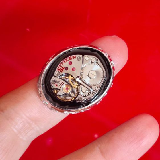 แหวนทำจากเครื่องนาฬิกา Citizen งาน DIY ไม่ลอกไม่ดำ ปรับขนาดได้ รูปที่ 5