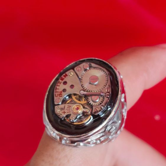 แหวนทำจากเครื่องนาฬิกา Citizen งาน DIY ไม่ลอกไม่ดำ ปรับขนาดได้ รูปที่ 2