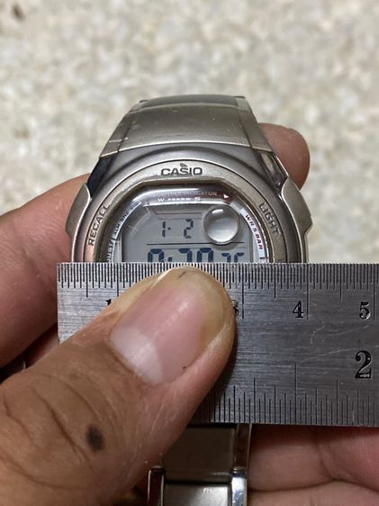 นาฬิกายี่ห้อ CASIO  ของแท้มือสอง   สายยาว 18 เซนติเมตร  650฿ รูปที่ 8
