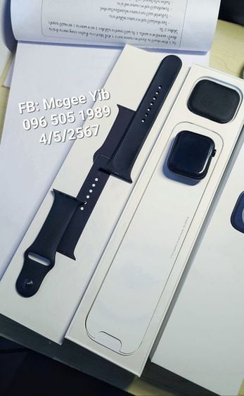 สแตนเลส ดำ Apple Watch S8 45mm
