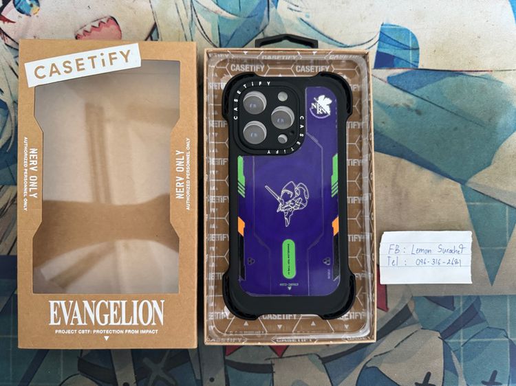 Casetify iPhone 15 Pro Ultra Bounce Evangelion Test Type 01 รูปที่ 2