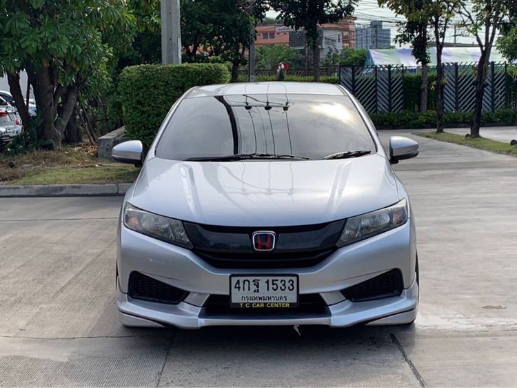 Honda City 2015 1.5 S Sedan เบนซิน ไม่ติดแก๊ส เกียร์อัตโนมัติ บรอนซ์เงิน รูปที่ 2