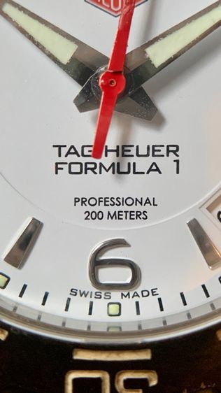 Tag Heuer Formula 1 40mm Stainless Steel White Dial Date Quartz Watch WAC1111-0 รูปที่ 3