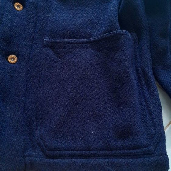 Gaijin 
military 
indigo blanket
vtg chore jacket 
by Blue Blue Japan
🔴🔴🔴 รูปที่ 7