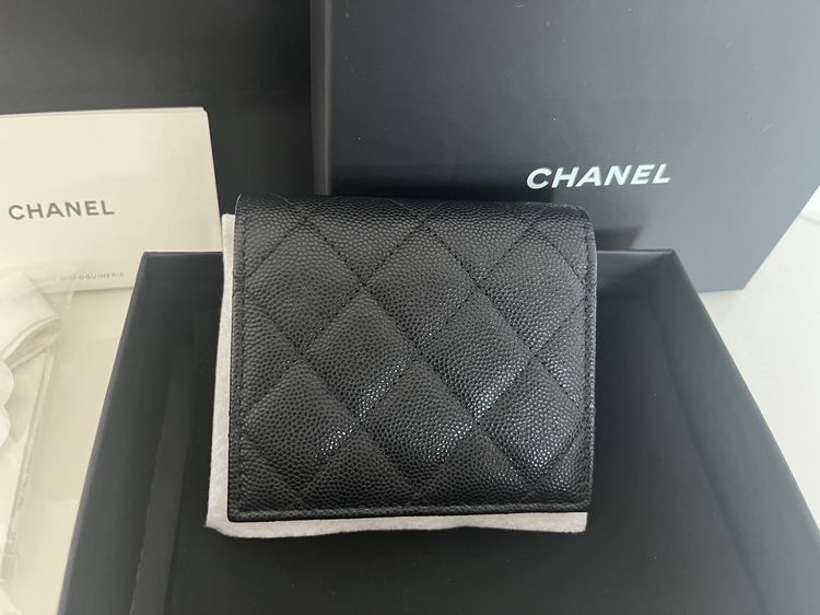 Like New Chanel Bifold Short Wallet Microship ปี 2023 อปก ครบ + สำเนาใบเสร็จ รูปที่ 3