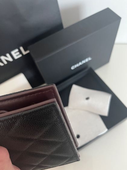 Like New Chanel Bifold Short Wallet Microship ปี 2023 อปก ครบ + สำเนาใบเสร็จ รูปที่ 7