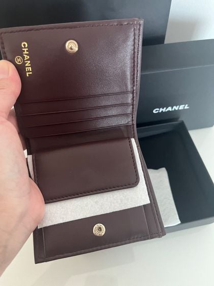 Like New Chanel Bifold Short Wallet Microship ปี 2023 อปก ครบ + สำเนาใบเสร็จ รูปที่ 4