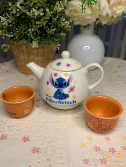 ชุดกาใส่ชา พร้อม จอกชา Lilo Stitch น่ารัก น่าสะสม สินค้านำเข้าจากญี่ปุ่น รูปที่ 4