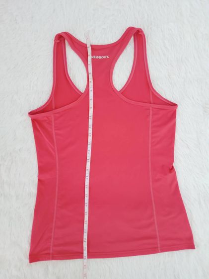 เสื้อกีฬา เสื้อใส่วิ่ง ผู้หญิง NewBody เฉดสี Red Magenta ผ้ายืด ไซส์ L รูปที่ 4