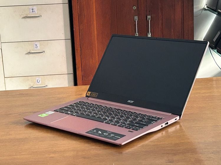(3425) Notebook Acer Swift3 SF314-57-38N7 Pink SSD ทำงานไวสแกนนิ้ว 6,990 บาท รูปที่ 4