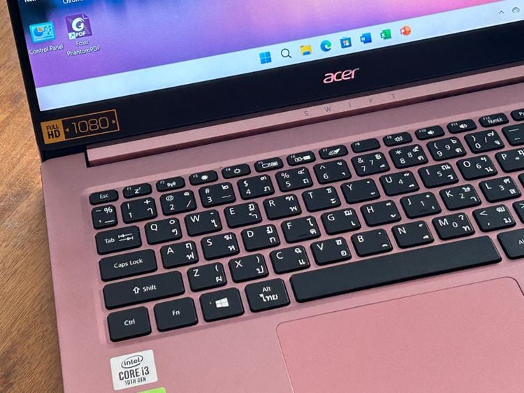 (3425) Notebook Acer Swift3 SF314-57-38N7 Pink SSD ทำงานไวสแกนนิ้ว 6,990 บาท รูปที่ 10