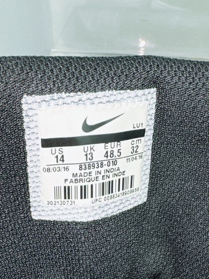 รองเท้า Nike Sz.14us48.5eu32cm รุ่นCourt Borough Mid สีดำ น้ำหนักเบา สภาพสวย ไม่ขาดซ่อมใส่เที่ยวหล่อ รูปที่ 12