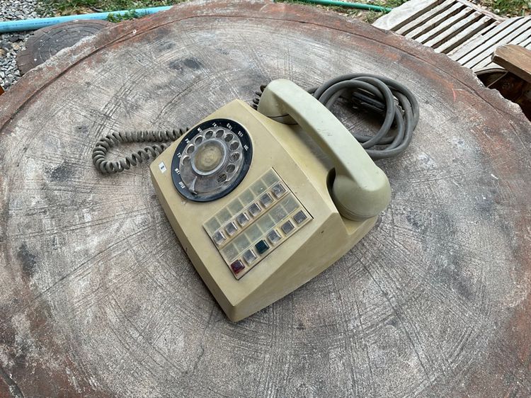โทรศัพเก่า แบบอนาลอก หมุน mad in Japan อายุกว่า 60 ปี รูปที่ 3