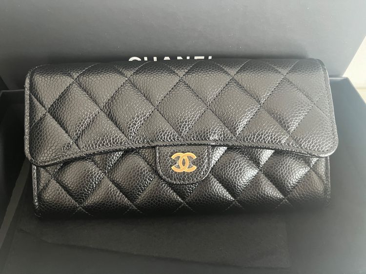 NEW Chanel Sarah Long Wallet Holo31 อปก ครบ+ใบเสร็จช็อปไทย ออกช็อป 30.12.2021 รูปที่ 2
