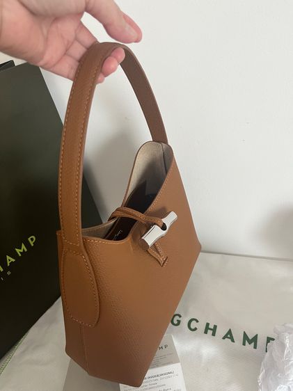 NEW Longchamp Roseau Shoulder Bag XS สี Natural อปก ครบ+ใบเสร็จช็อปไทย ซื้อ 23.01.2023 รูปที่ 3