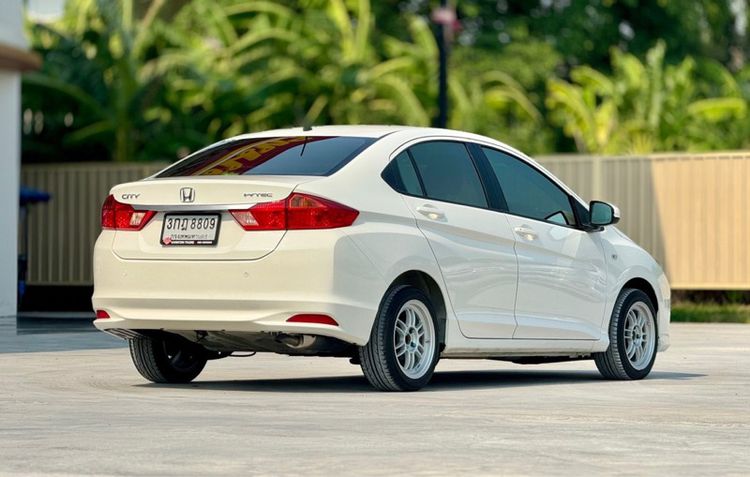 Honda City 2014 1.5 S i-VTEC Sedan เบนซิน ไม่ติดแก๊ส เกียร์อัตโนมัติ ขาว รูปที่ 4