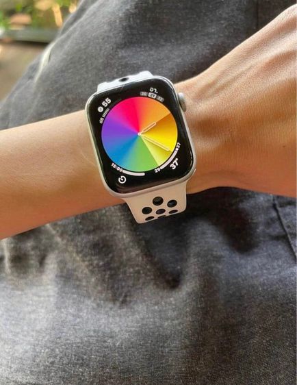 Apple Watch SE Gen NiKE  GPS 40mm สีsilverมือ2สภาพสวยดีสายแท้ครบกล่อง รับเทินรับบัตรเครดิตจ้า รูปที่ 6