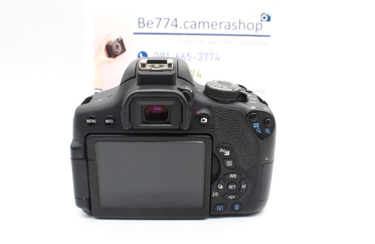 ขาย Canon EOS 750D lens 18-55 IS II พร้อม Hood เมนูไทย อุปกรณ์พร้อมกระเป๋า ใช้งานปกติ รูปที่ 6