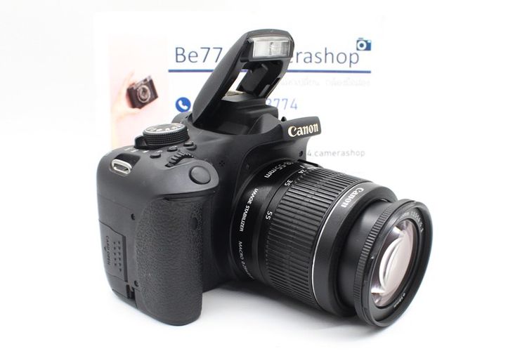 ขาย Canon EOS 750D lens 18-55 IS II พร้อม Hood เมนูไทย อุปกรณ์พร้อมกระเป๋า ใช้งานปกติ รูปที่ 3