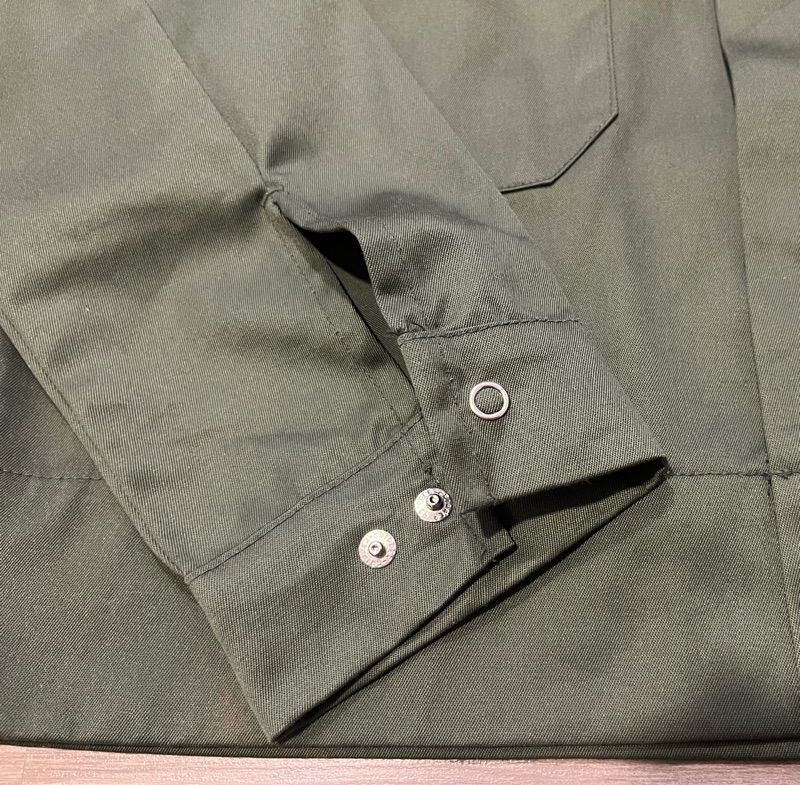 Vintage Jacket วินเทจแจ๊คเก็ตสีเขียวเข้ม (M) รูปที่ 5