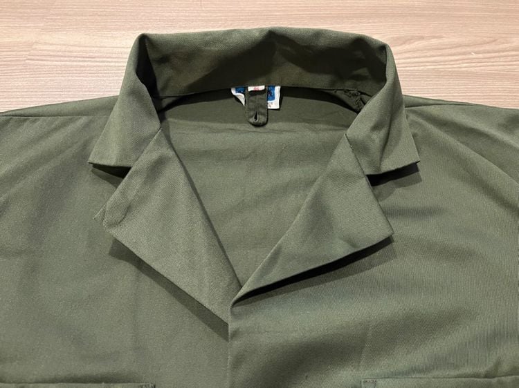 Vintage Jacket วินเทจแจ๊คเก็ตสีเขียวเข้ม (M) รูปที่ 3